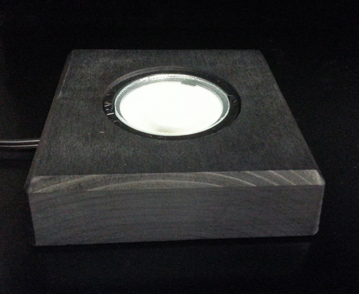 Lighting wooden, replaceable LED, 110x110 mm