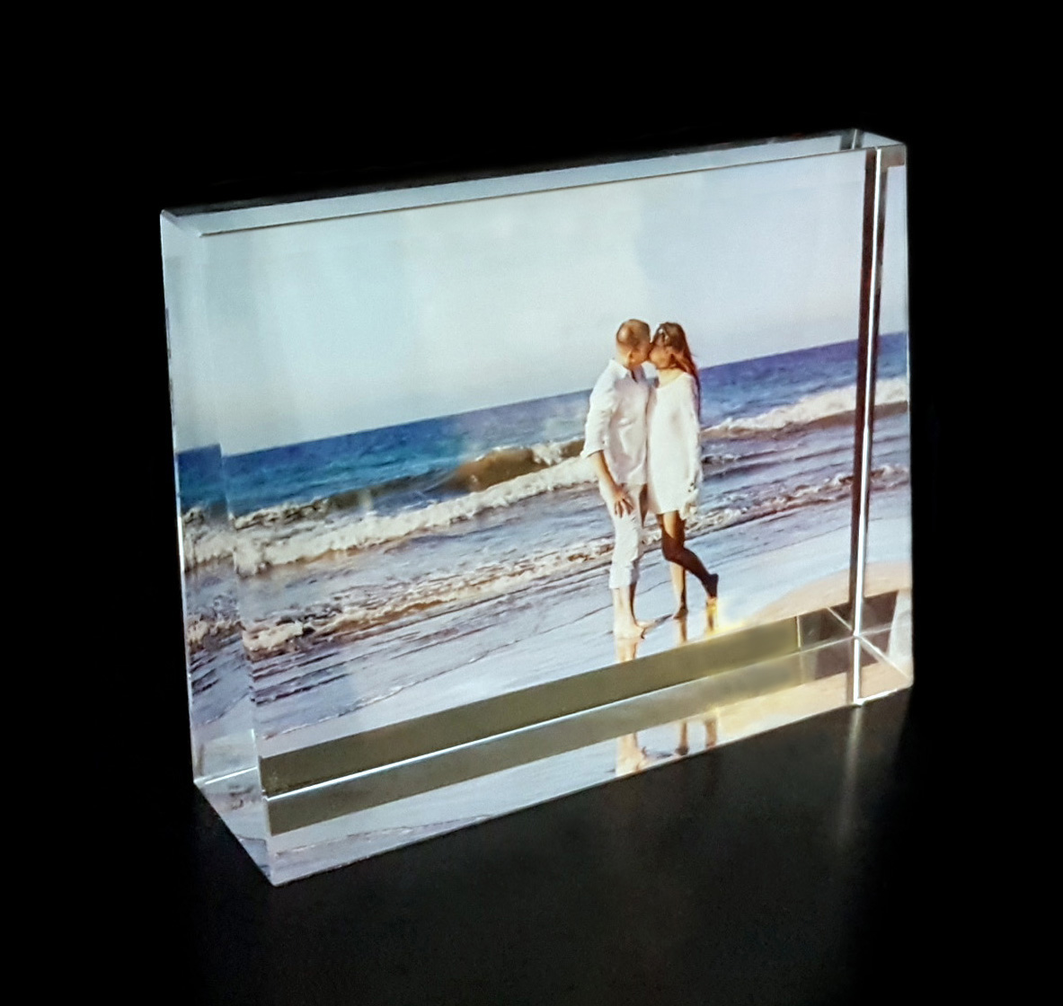 Crystal Photo Frame Prism in Color 140x105x35mm - 2