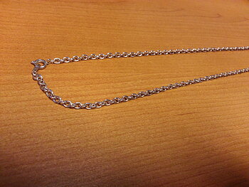Donut Chain Nickel Plated 2,5x560mm