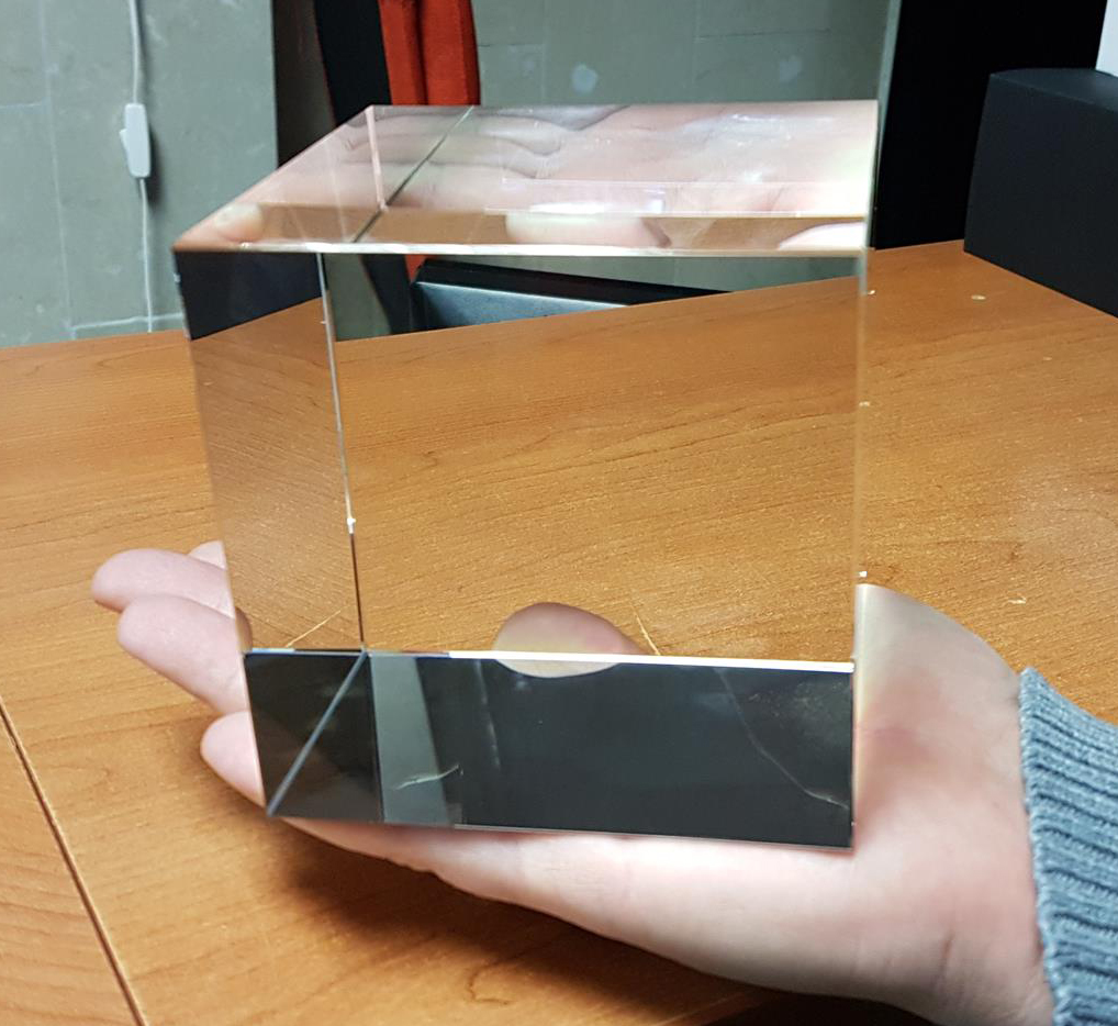 3D Crystal Cube 100x100x100mm - 2