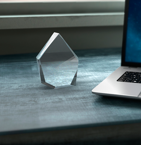 3D kristall Iceberg Award Extra Large 205x150x59mm