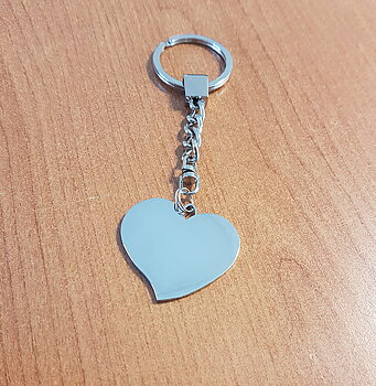 Keyholder Heart 37x35x2mm