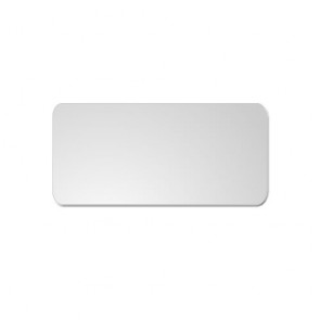 Trophy Plate Silver 50x25 mm