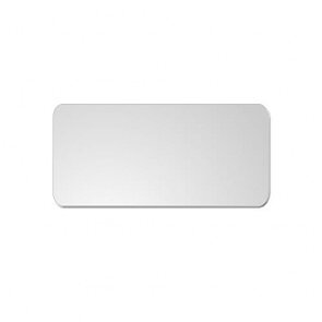 Trophy Plate Silver 50x25 mm