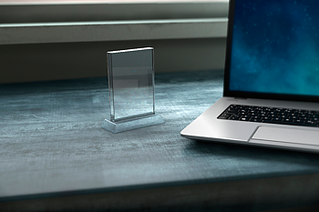 Rectangle Award With Foot 190x150x70mm