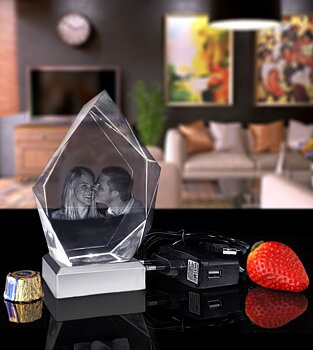 Birthday Package Iceberg With 3D Crystal