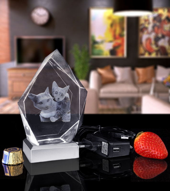 Pet Package Iceberg With 3D Crystal - 2