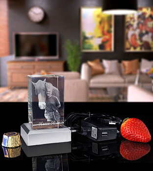 Birthday Package Small With 3D Crystal