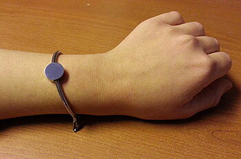 Charm Bracelet ''Artemis' + Circle-Shaped Charm with Your Text