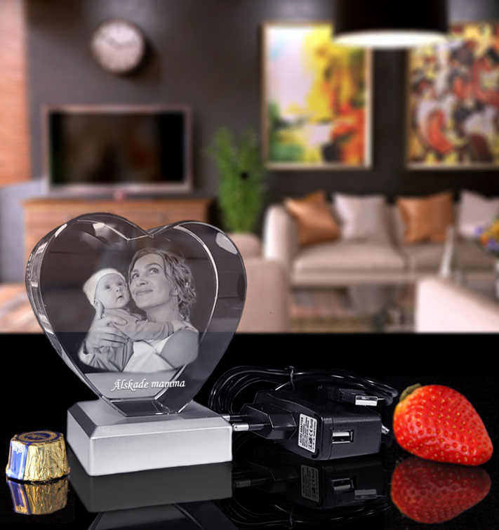 Mother's Day Package Medium With 3D Crystal