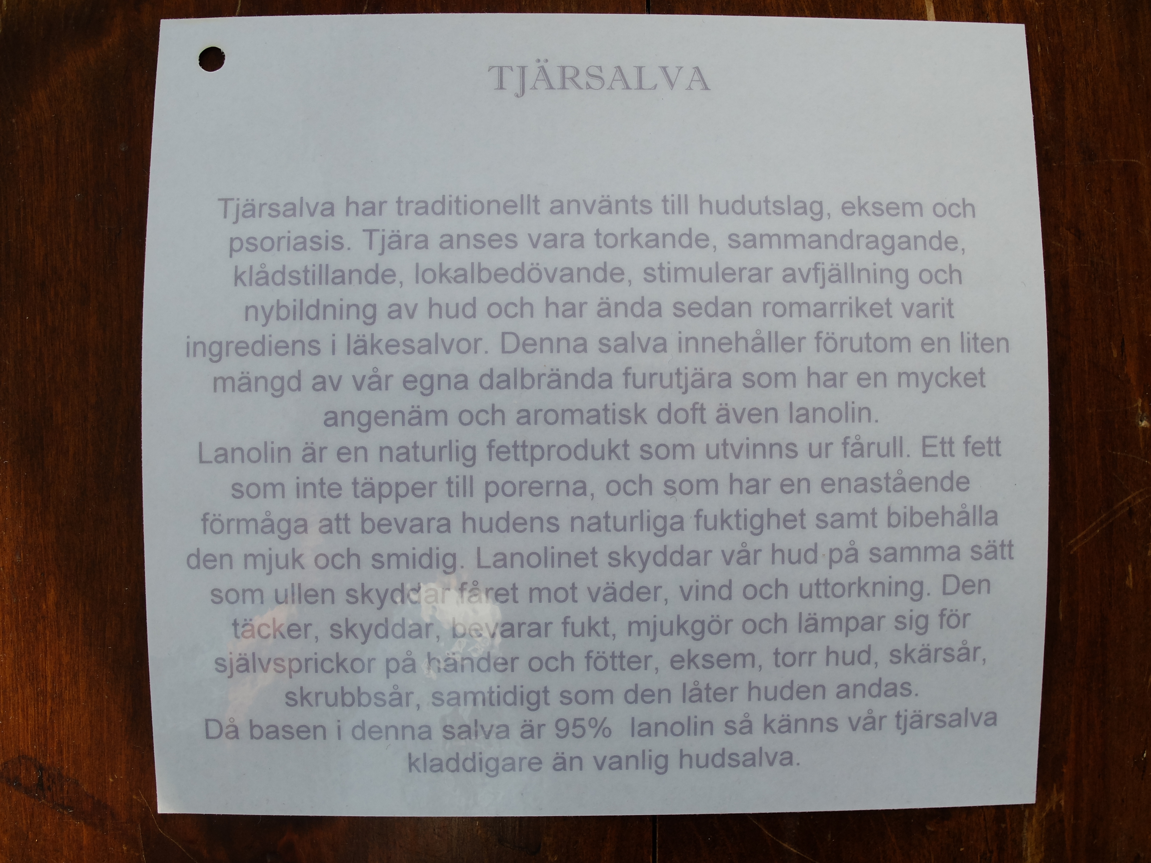 Tjärsalva  60ml    - 2