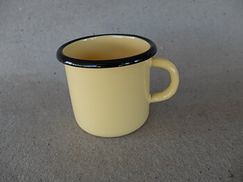 Mugg/Emaljerad/Gul