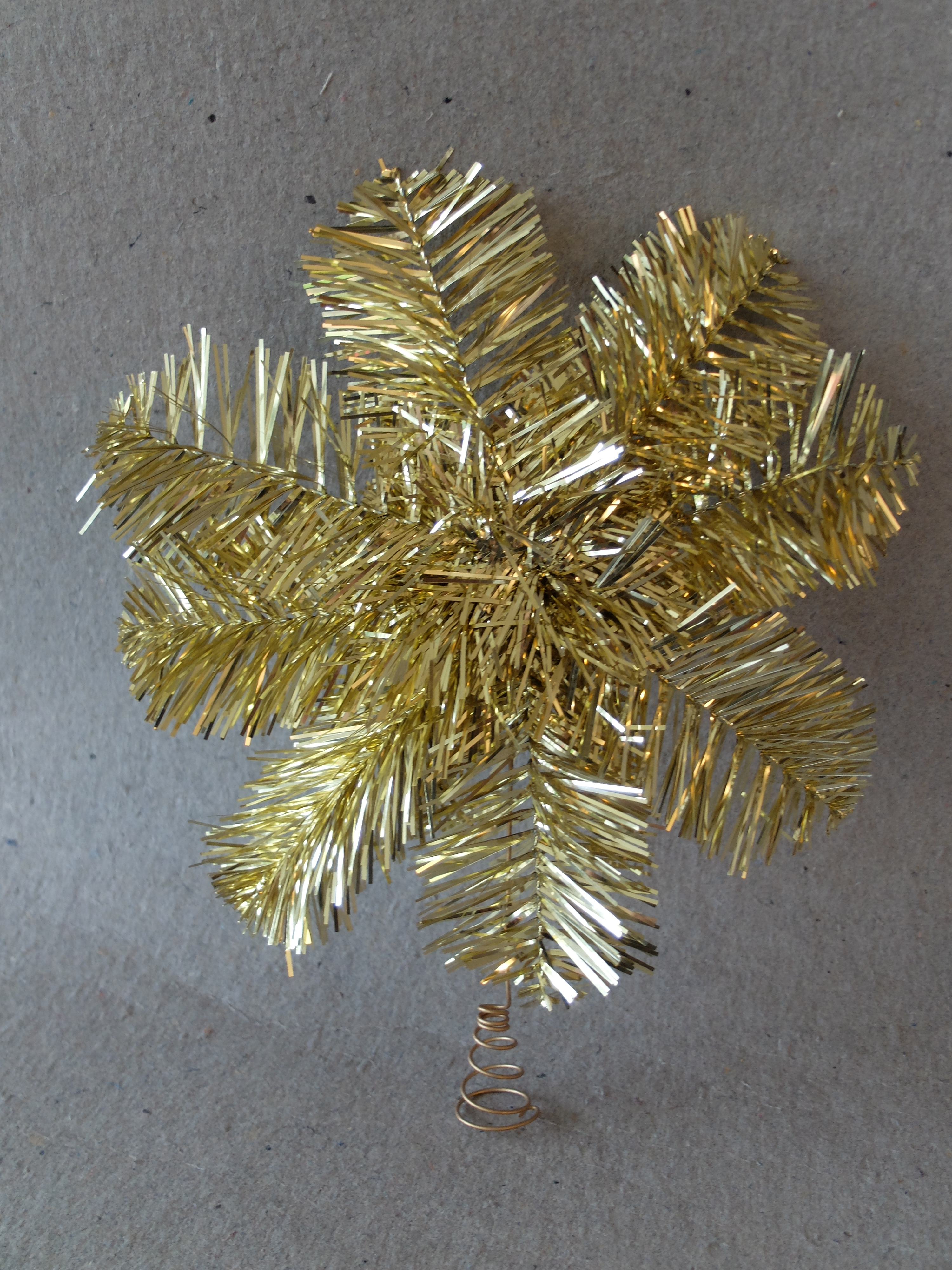 Julstjärna Guld Toppstjärna   
