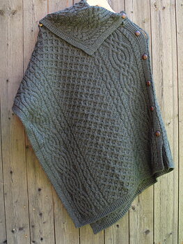 Poncho Mörkgrön   NYHET !