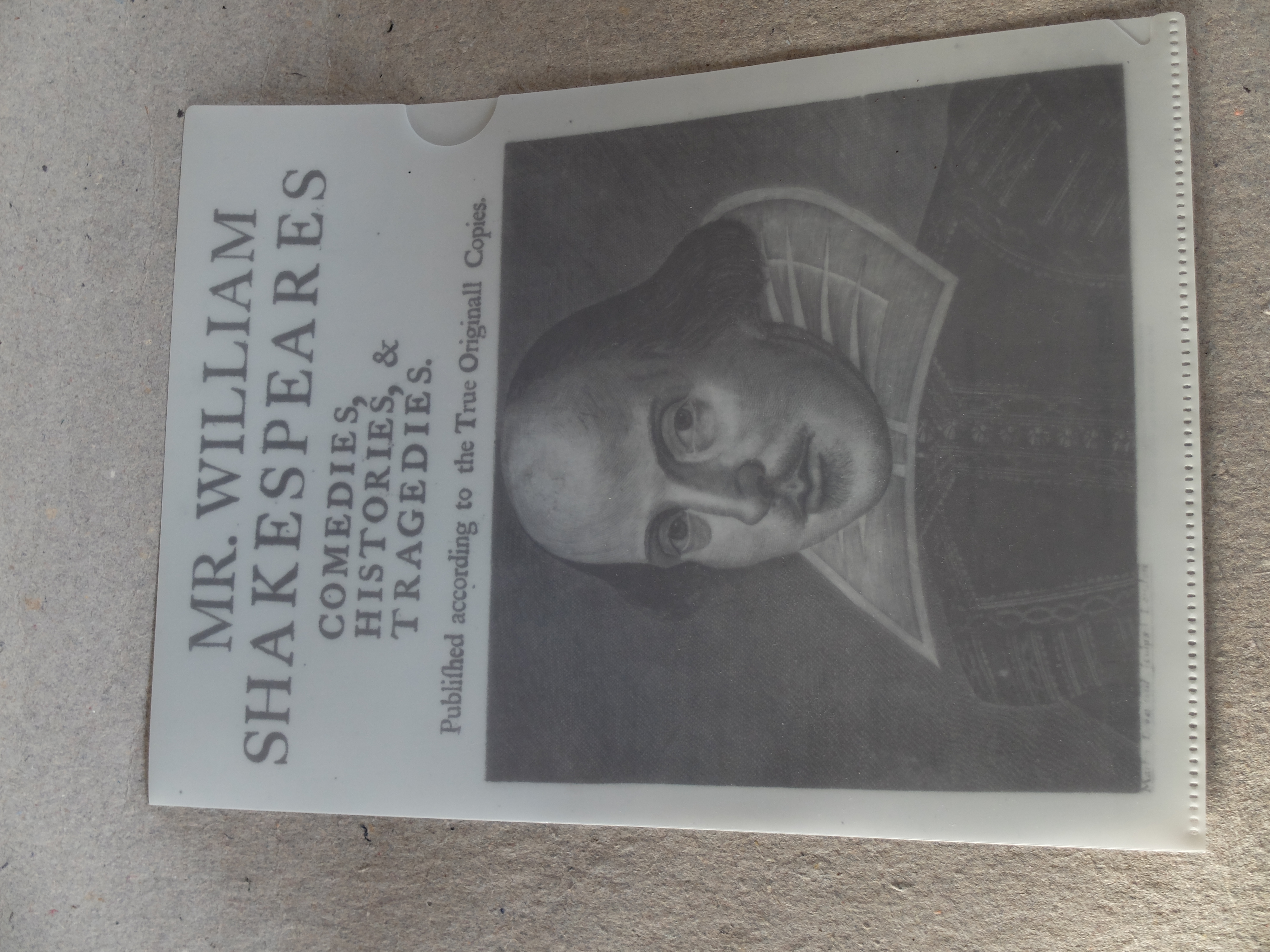 Plastfolder/shakespeares