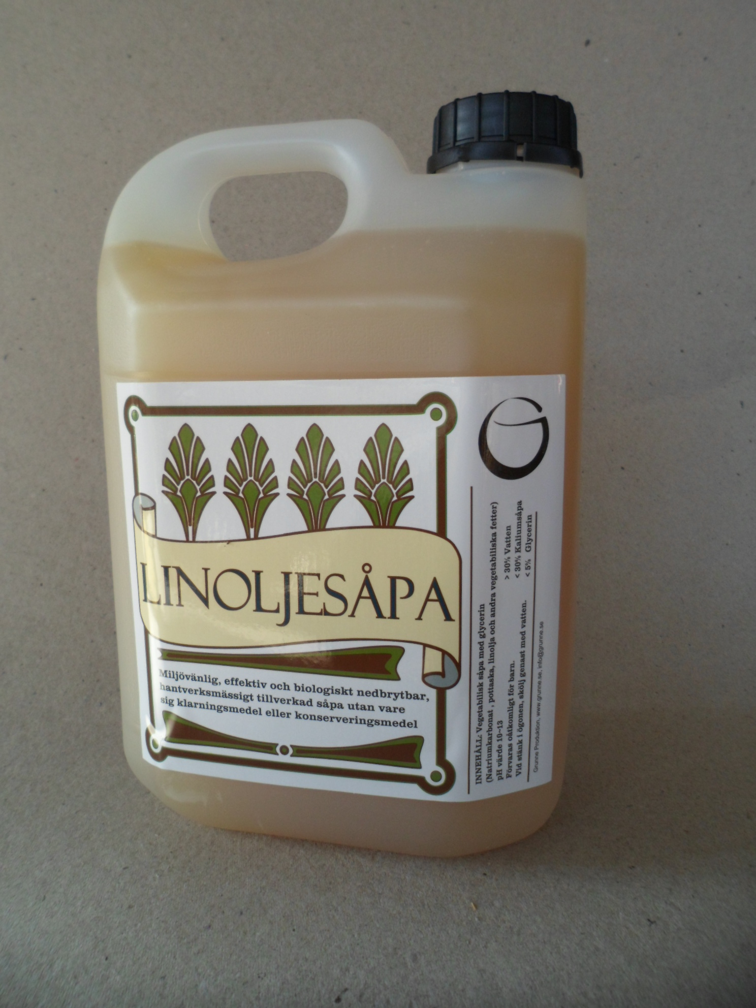 Linoljesåpa 2,5 liter