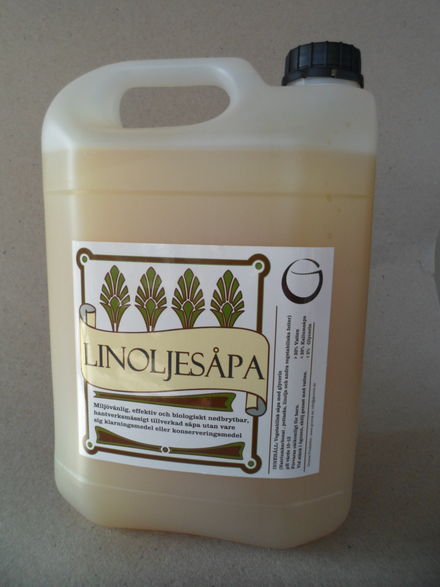 Linoljesåpa 5 liter 