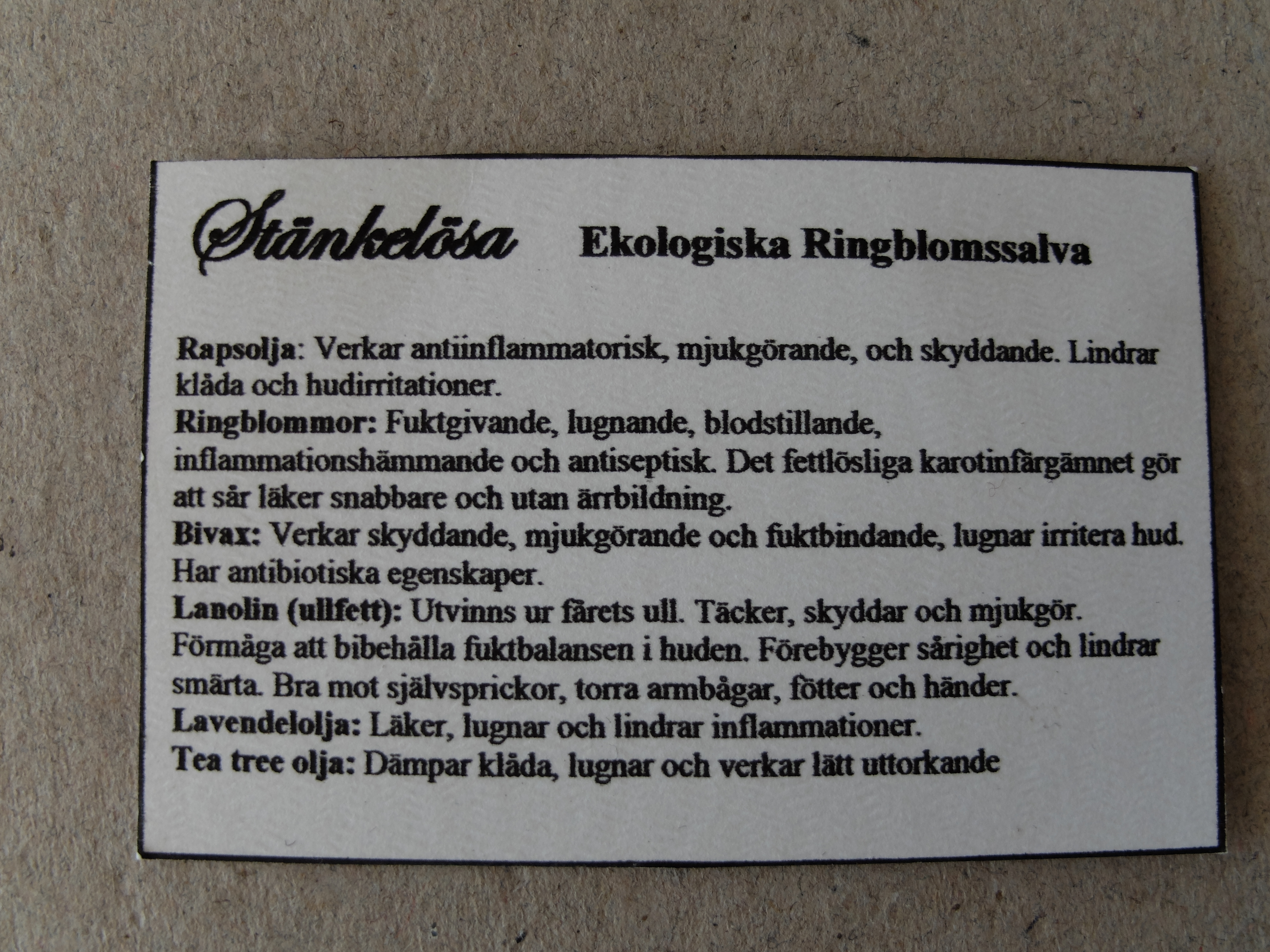 Ringblomsalva - 2