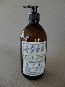 Linoljesåpa/Pump/Lavendel   