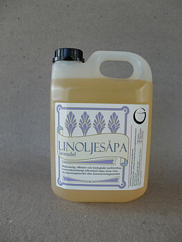 Linoljesåpa/Lavendel/2,5 liter   SÄLJES ENDAST I BUTIK