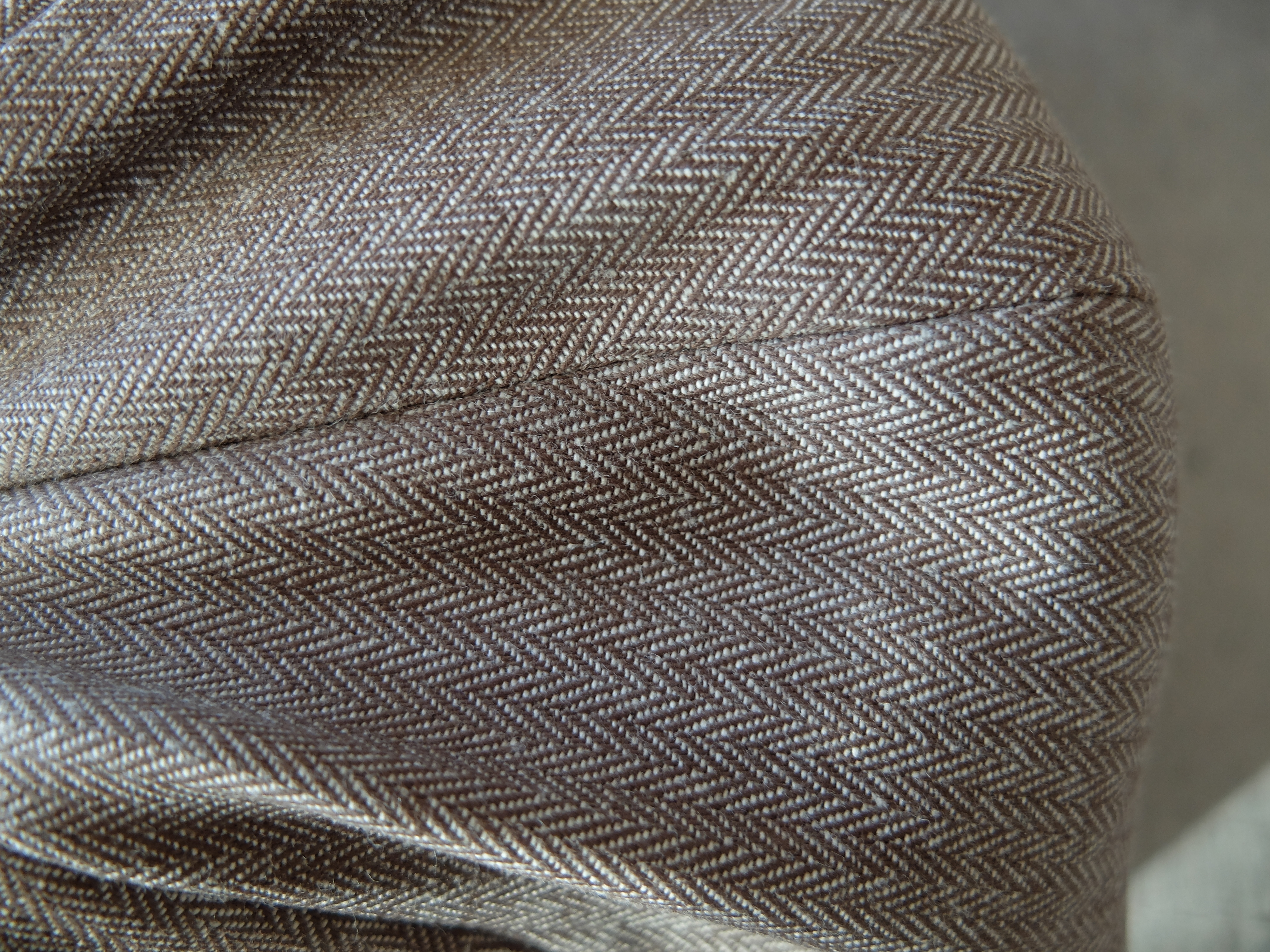  PIKE BROTHERS    Keps/Brun-Beige/Fiskbensmönster - 2