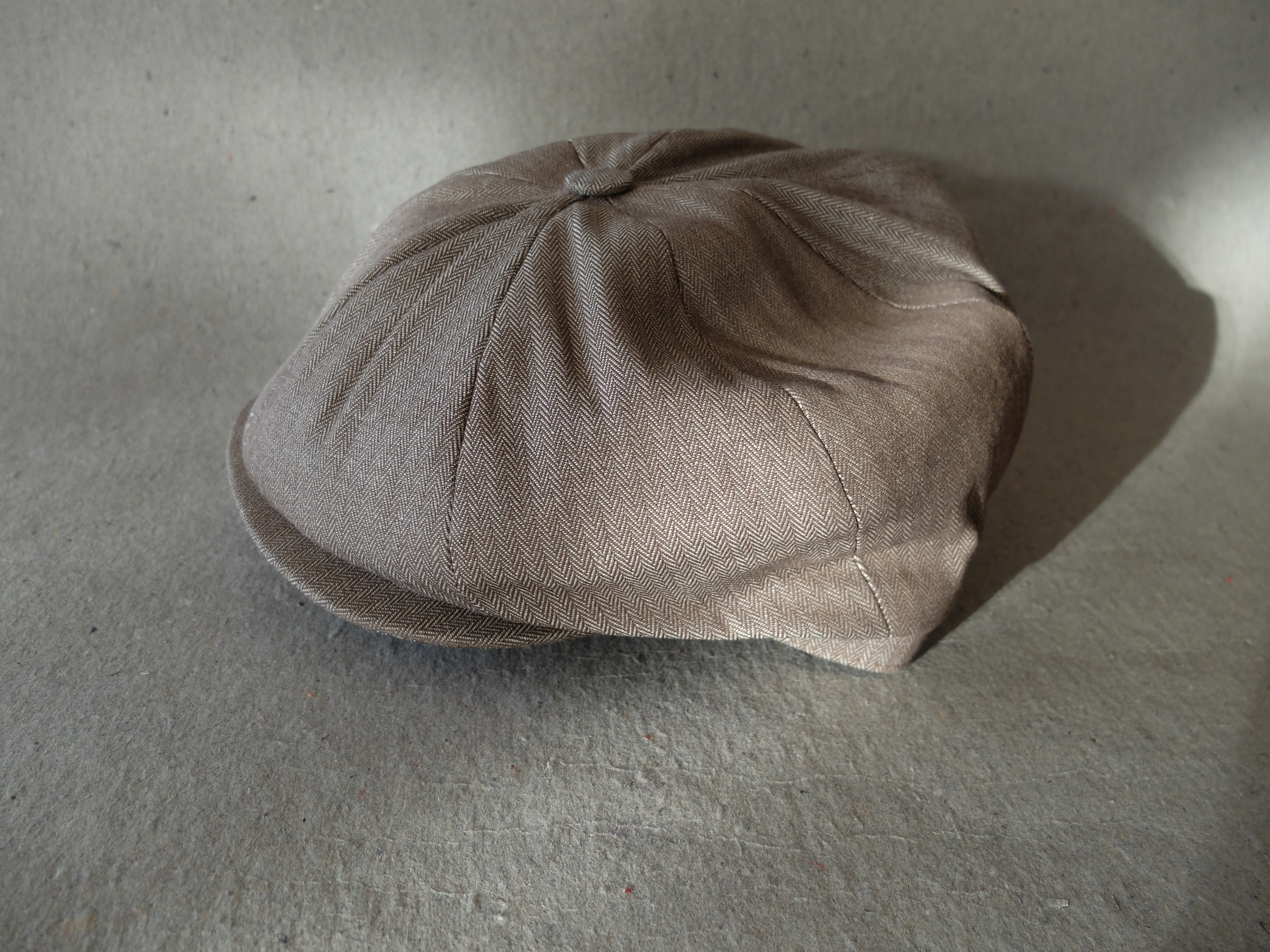  PIKE BROTHERS    Keps/Brun-Beige/Fiskbensmönster