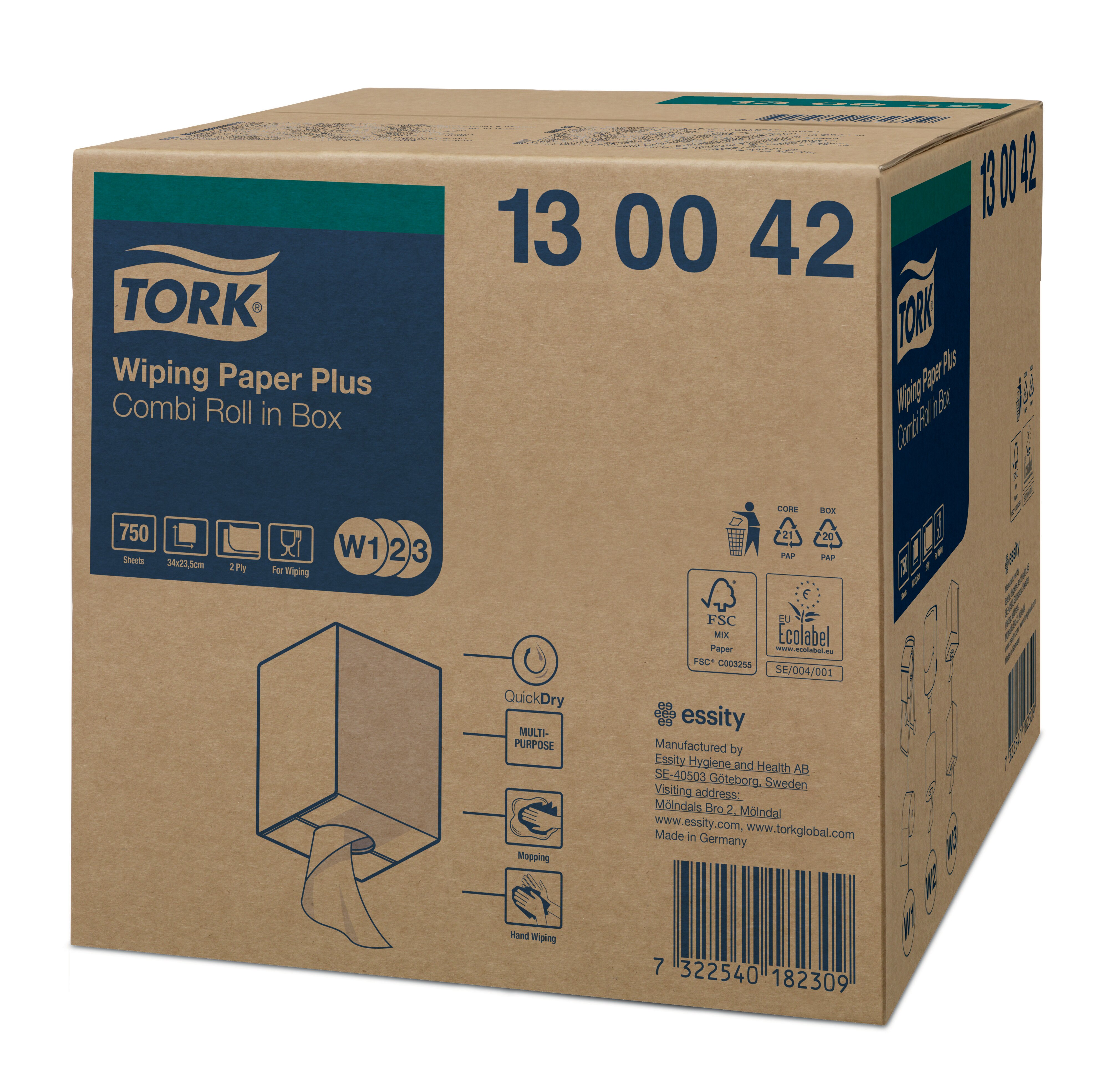 Tork Avtorkningspapper Plus - 3