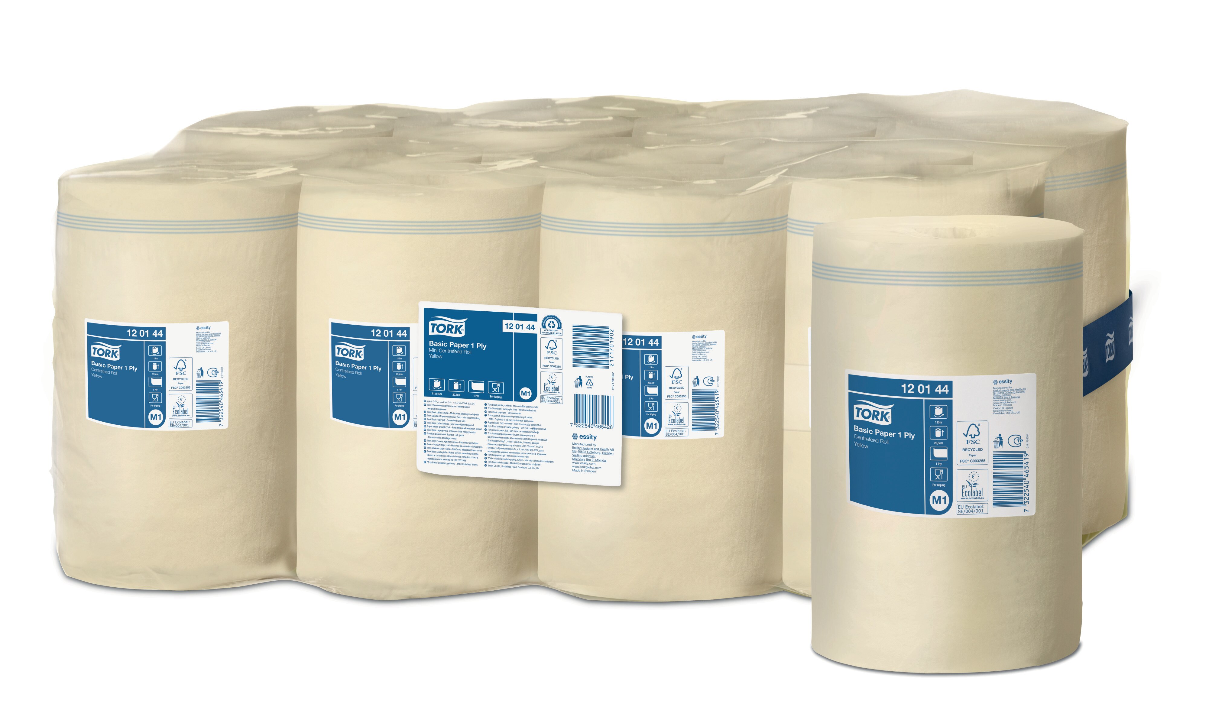 Tork Basic Papper 1-lagers