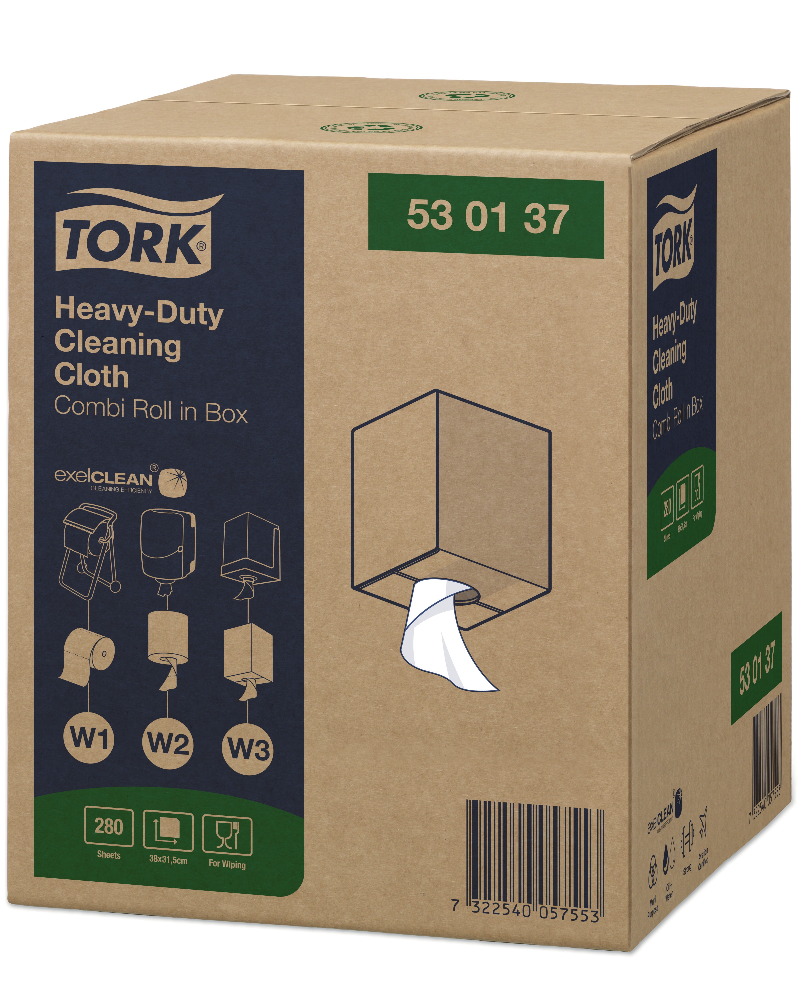 Tork Rengöringsduk Kraftig - 3
