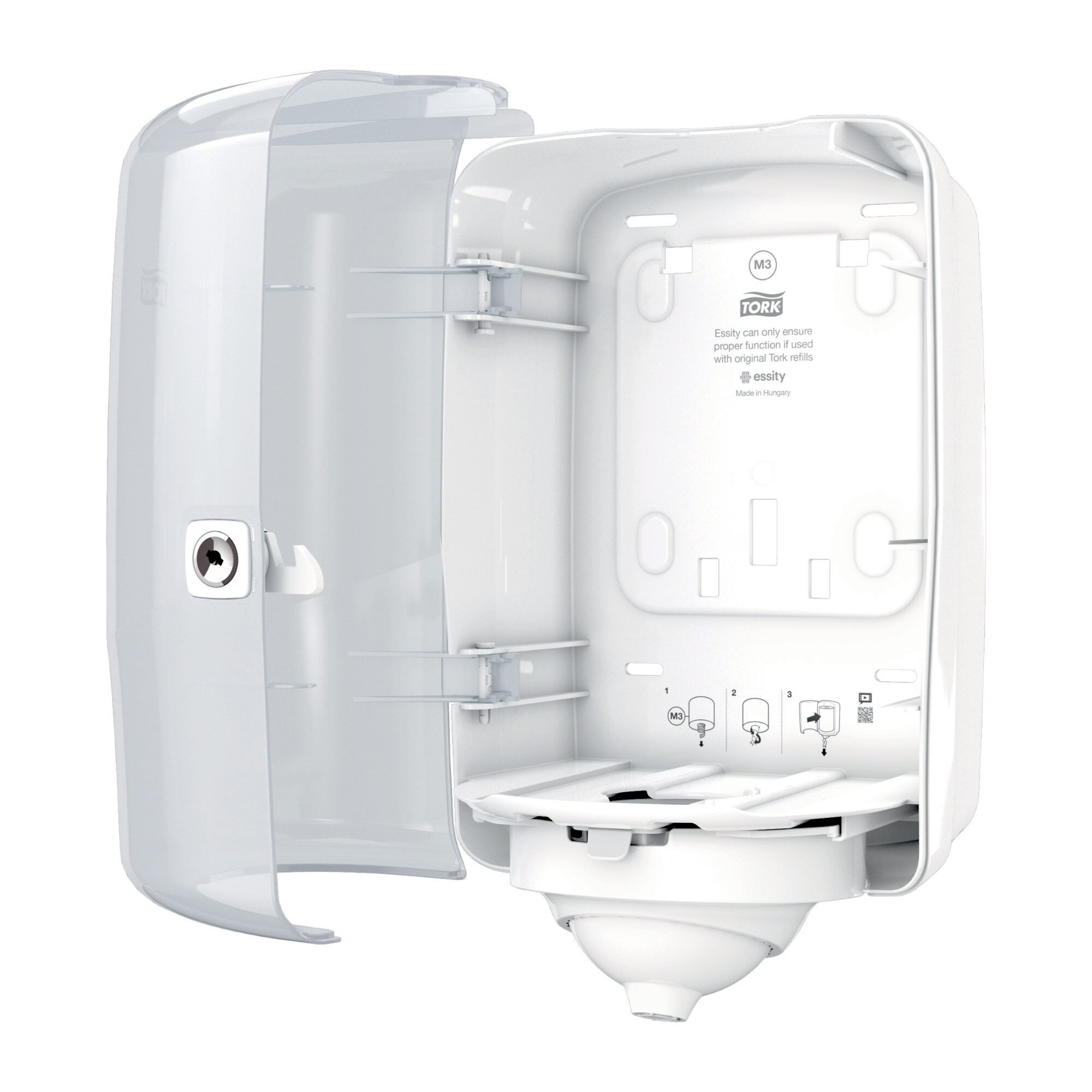 Tork Reflex® Dispenser Mini Centrummatad med arkmatning - 3