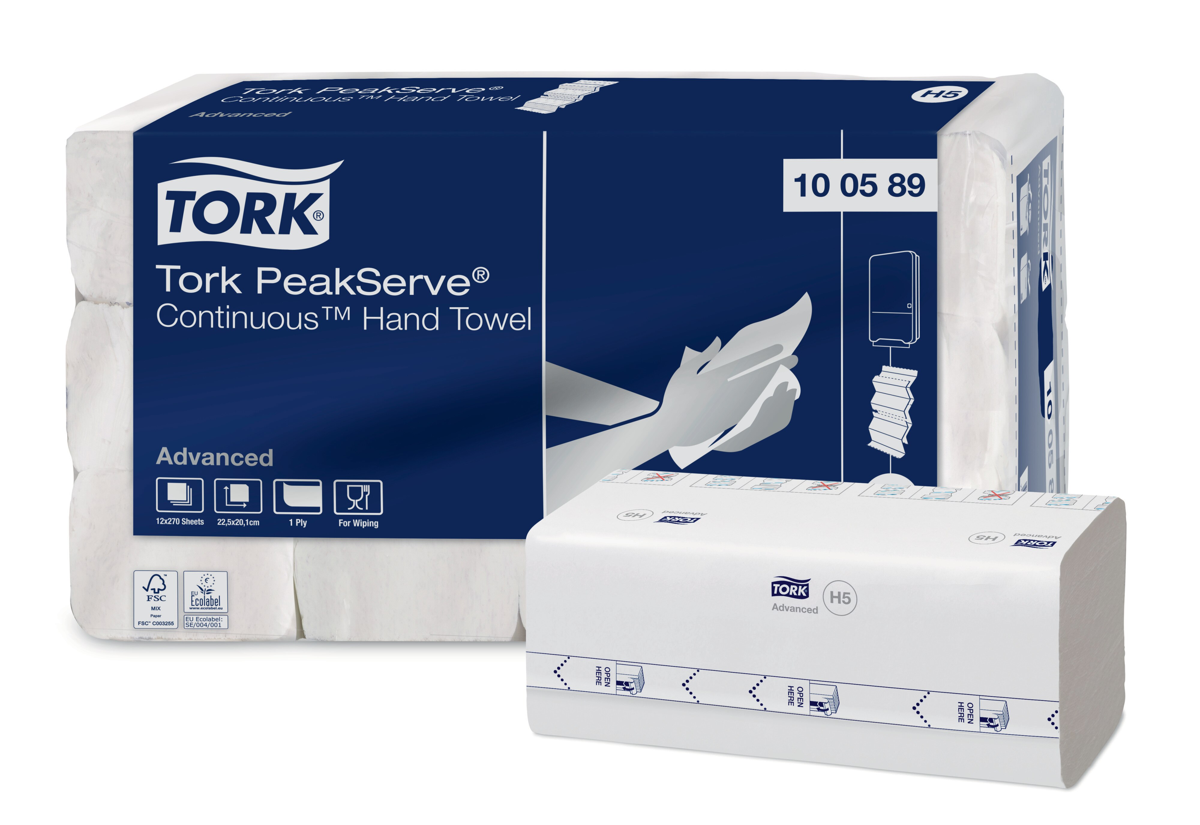 Tork PeakServe® Continuous™ Handduk