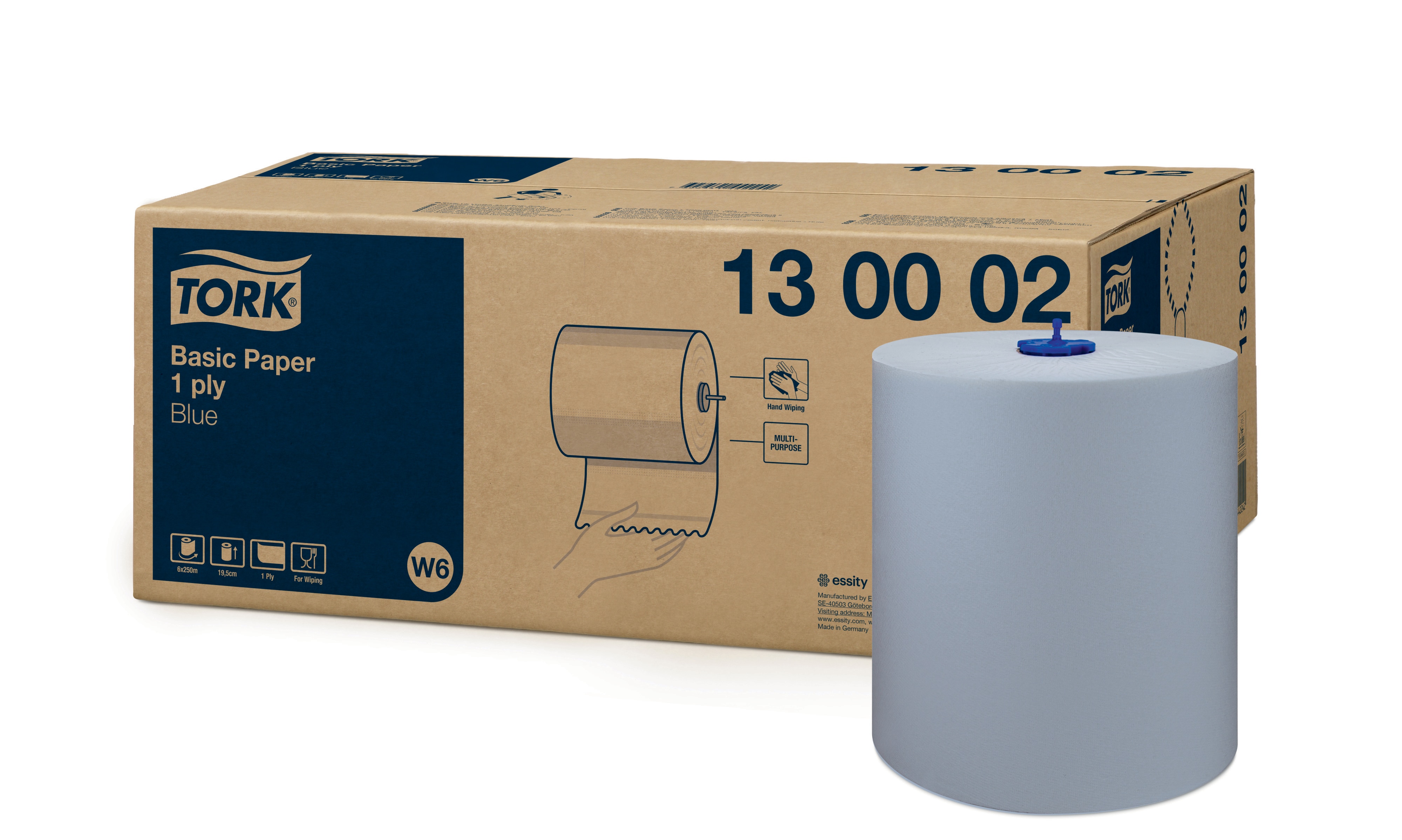 Tork Basic Papper 1-lagers