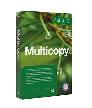 Kopieringspapper Multicopy Ohålat A3 160g