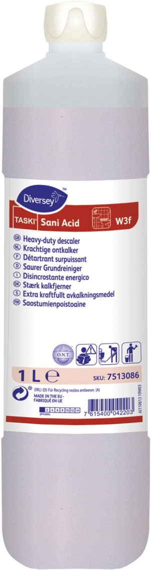 Kalkbort Diversey Taski Sani Acid W3f 1L