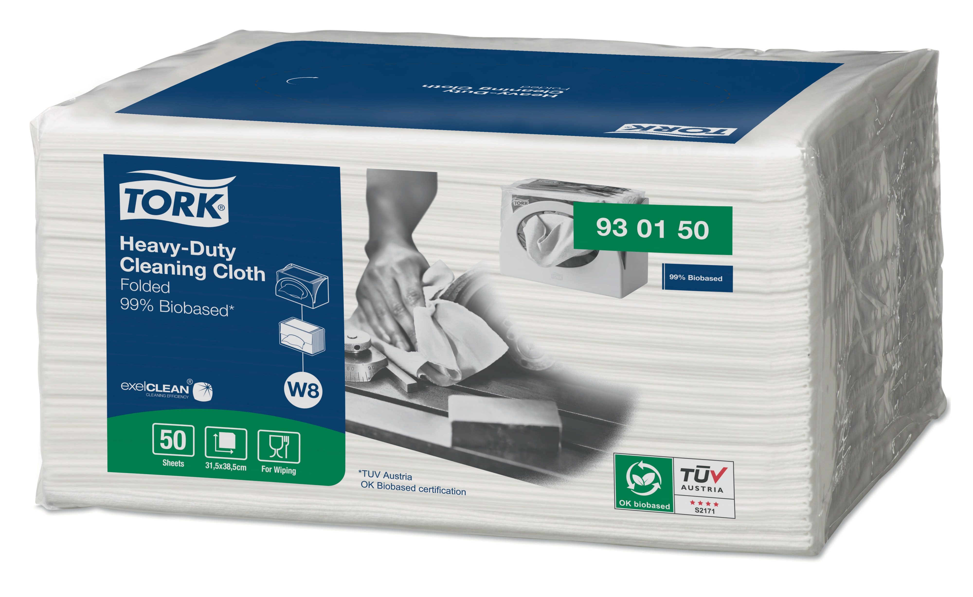 Tork Rengöringsduk kraftig, 99 % Biobaserad - 2