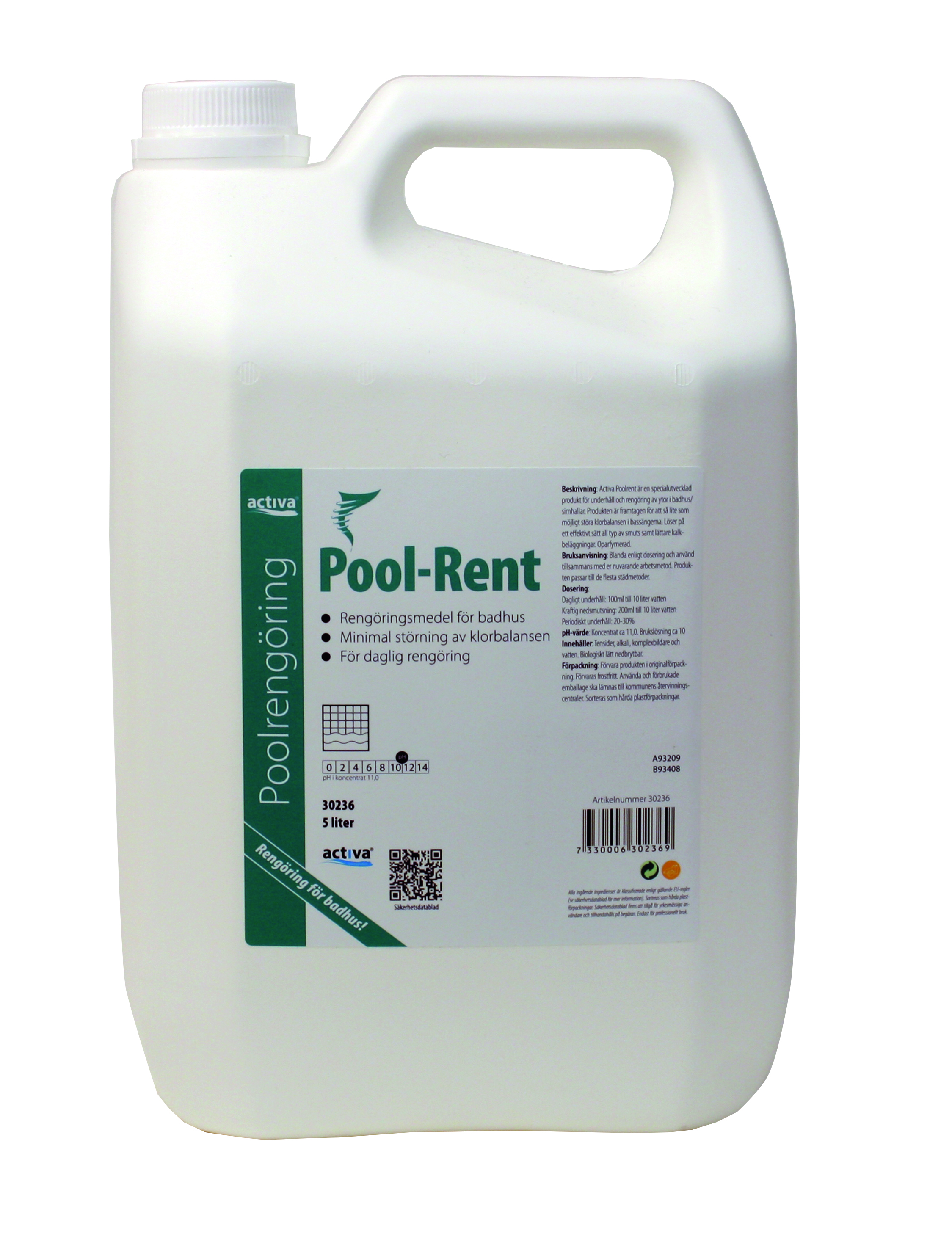 Activa PoolRent 5L Bassängrent