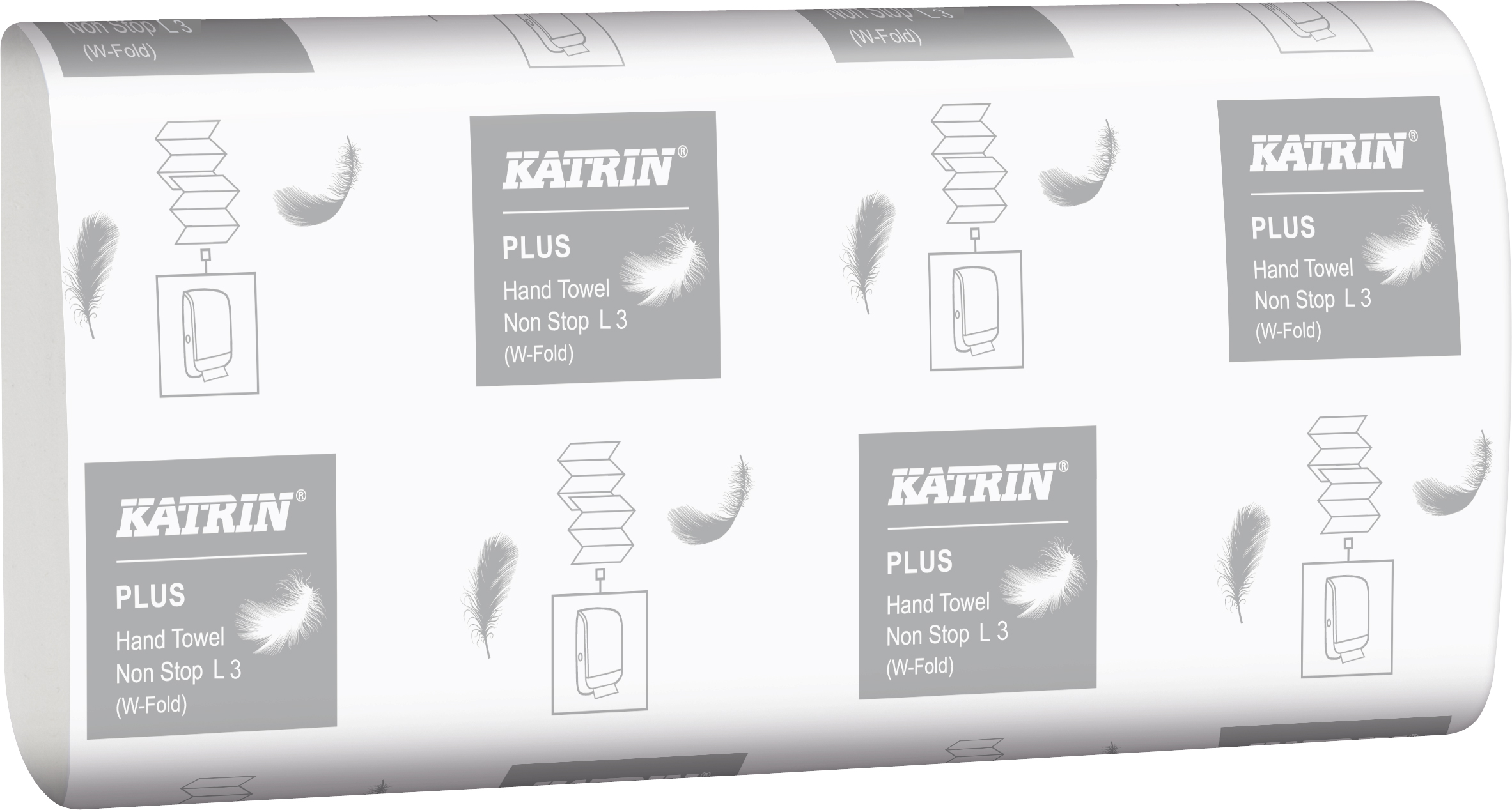 Katrin Plus Hand Towel Non Stop L3, Handy Pack