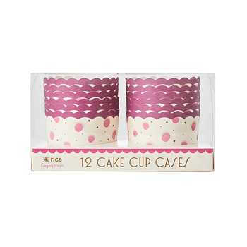 Rice Muffinsformar Rosa Prickar