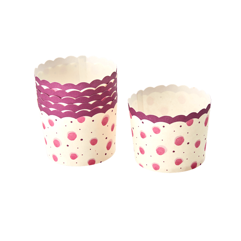Rice Muffinsformar Rosa Prickar - 2