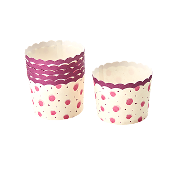 Rice Muffinsformar Rosa Prickar