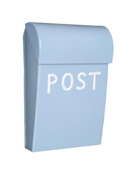  Postlåda mini Ljusblå