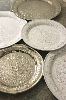 Majas Cottage Metallfat Fjärilar 30 cm, Silver - Säljes till förmån för barncancerfonden