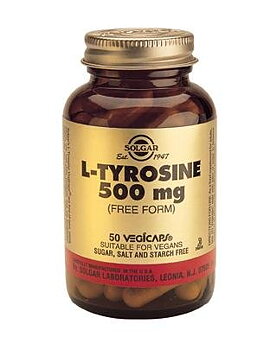 L-Tyrosine 500mg Fri form  50 veg.kap Solgar
