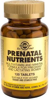 Prenatal Nutrients 120t Solgar