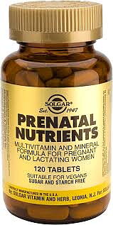 Prenatal Nutrients 120t Solgar