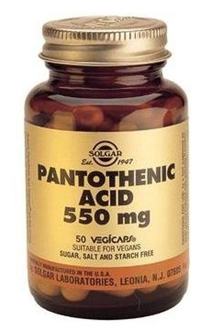 Vitamin B5 Pantotensyra 550 mg 50 veg.kap