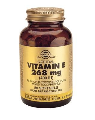 E 400 iu  268mg 50 softgel