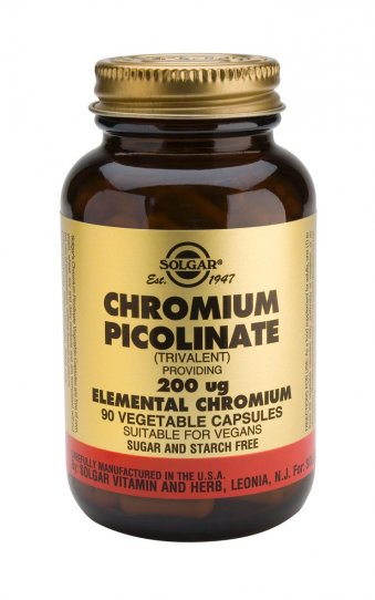 Chrome Piccolinat, Krom  200mcg jästfria 