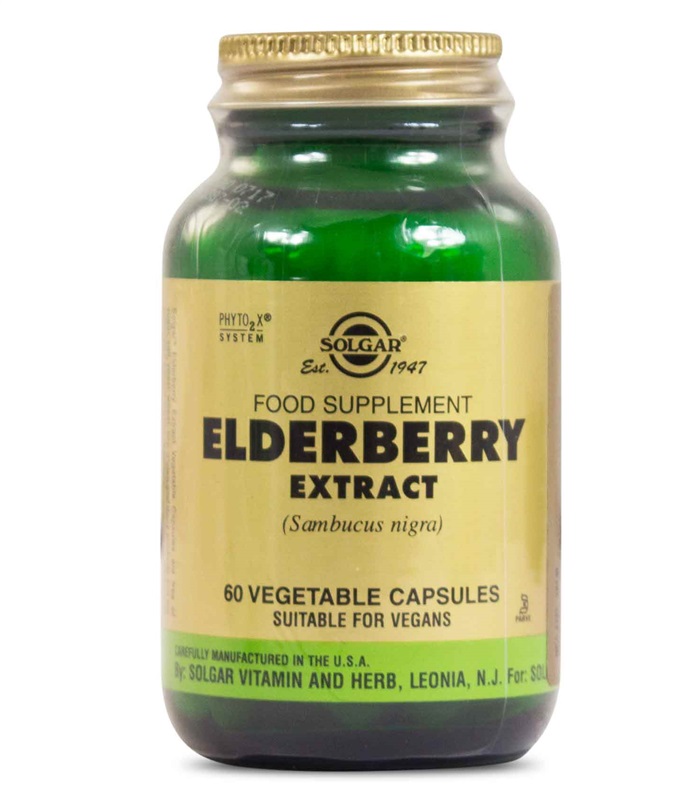 Fläderextrakt,Fläderextrakt, Elderberry Ektrakt, 60veg.kap
