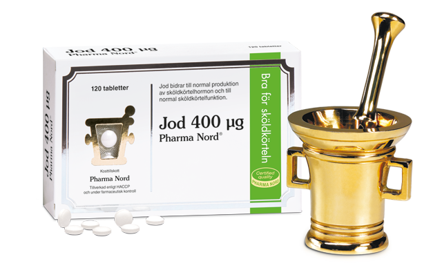 Jod 400 µg Pharma Nord 120t